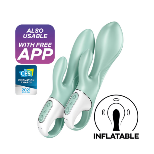 Satisfyer Air Pump Bunny 5+ con App Inflable