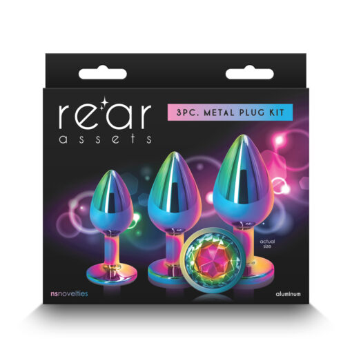 Rear Assets – Kit de 3 Plugs Anales Multicolor