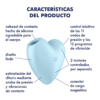 Satisfyer Cutie Heart Celeste - características