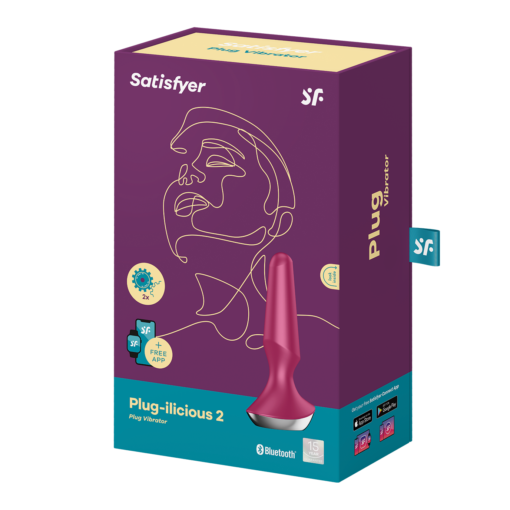 Satisfyer Plug-ilicious 2 con App - Berry caja