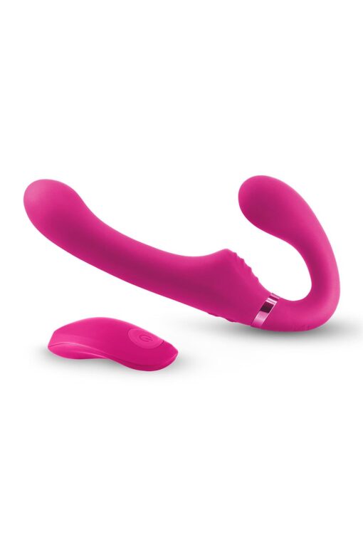 ShiShi Midnight Rider Strapless Strap-On Rosado_3