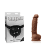 Arnés + Dildo Colours Sensación Realista Caramel 17 cm