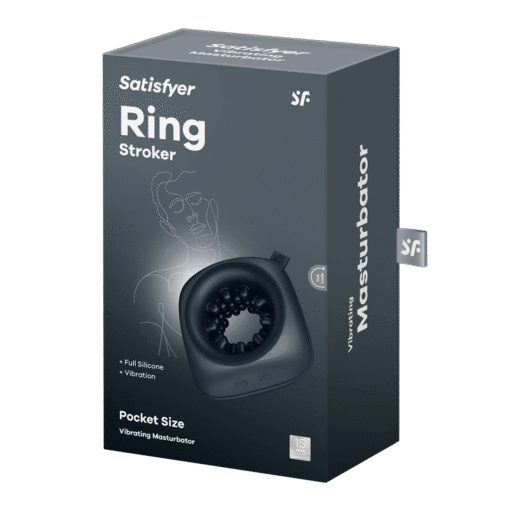 Satisfyer Ring Stroker - Masturbador con Vibración_Caja