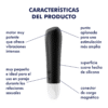 Satisfyer Ultra Power Bullet 2 Negro_características