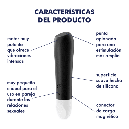 Satisfyer Ultra Power Bullet 2 Negro_características