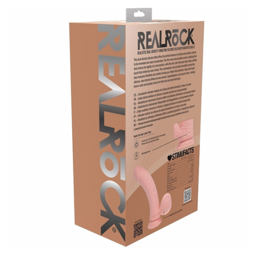 RealRock Dildo Sensación Realista 15 cm con Vibración 7