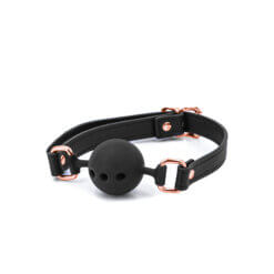 Mordaza Bondage Couture - Negro