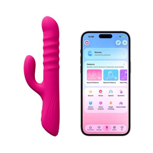 Lovense Velvo con Perlas Giratorias y App